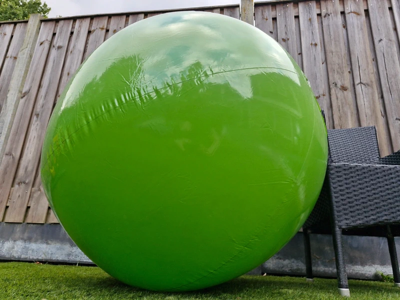 Super Soft Mega Inflatable Beach Ball — Green, Ø115cm